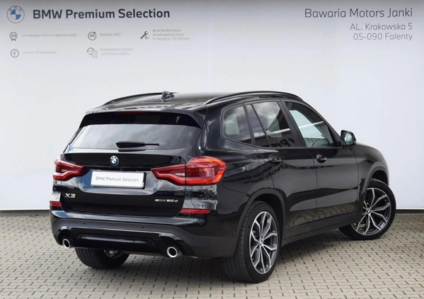 BMW X3 cena 184900 przebieg: 72450, rok produkcji 2020 z Grudziądz małe 121